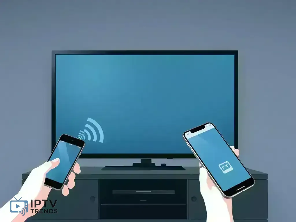 iPhone using AirPlay to stream IPTV