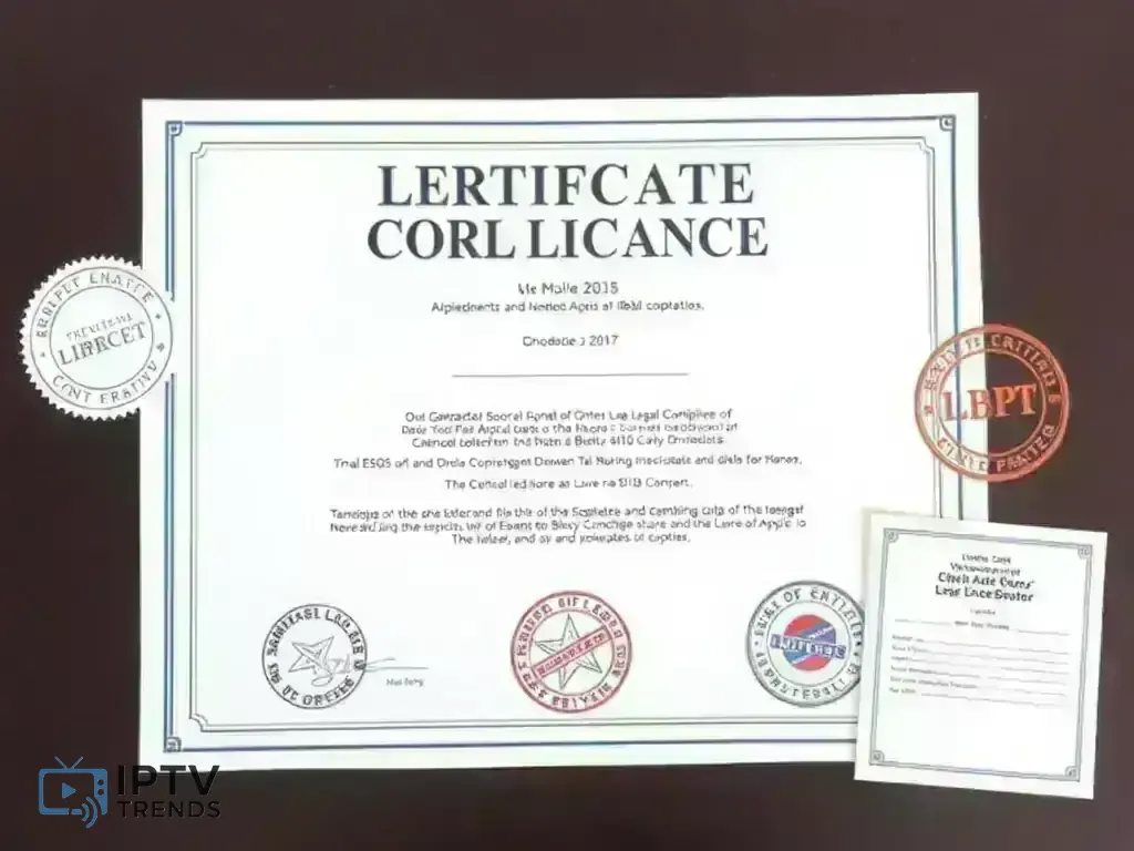 Legal compliance certificate and professional setup