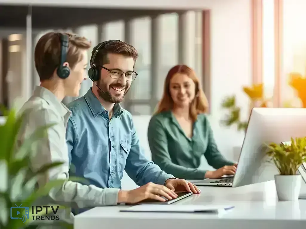 Customer support helping with payment issues