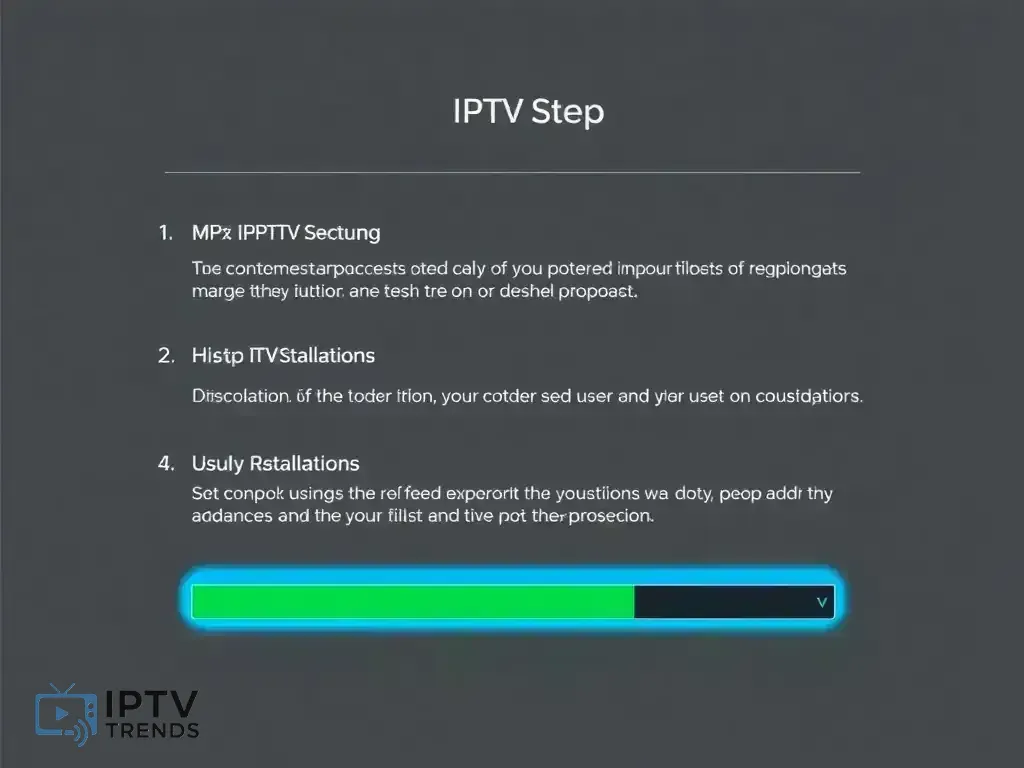 Step-by-step setup process for IPTV Trends